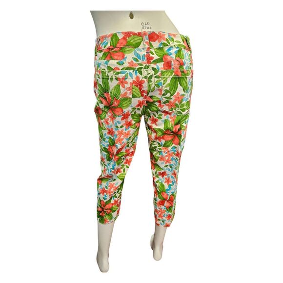 Liz Claiborne Floral Capri Pants Womens SZ 10P - Picture 5 of 8